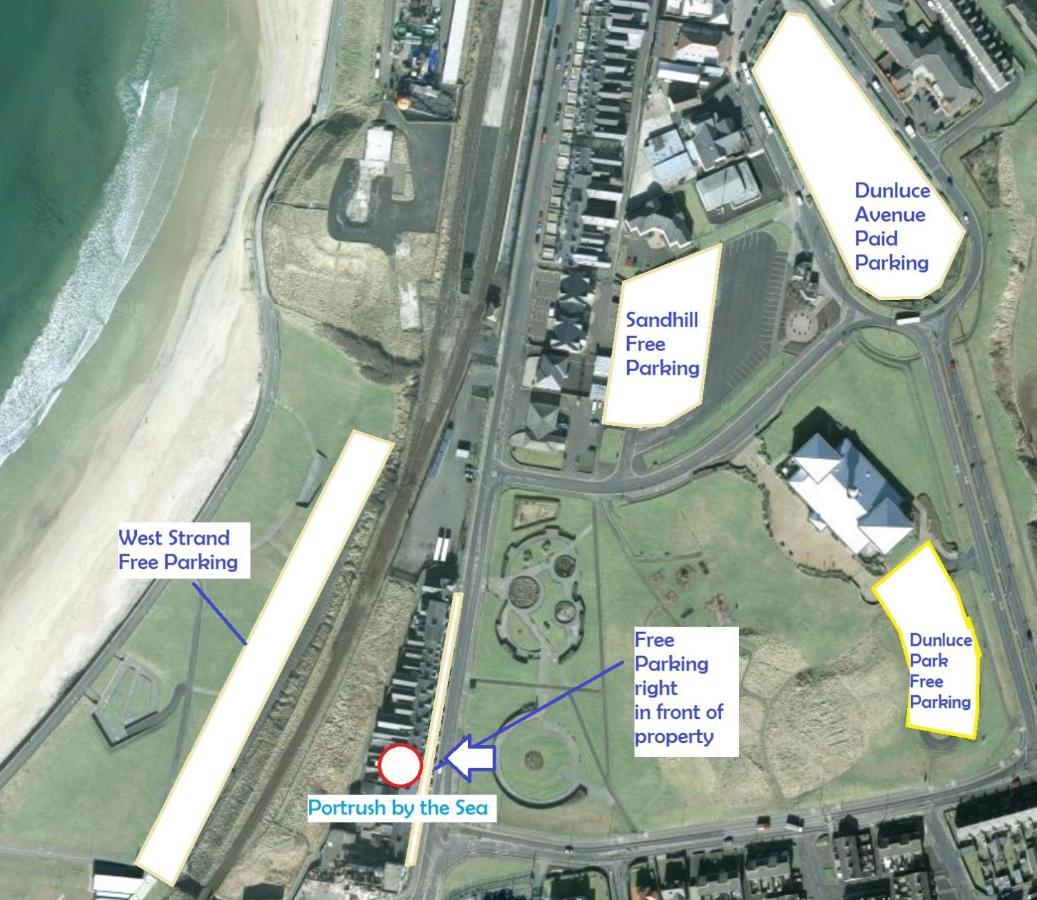 Ferienwohnung 5 Dunluce Park - Portrush By The Sea Exterior foto